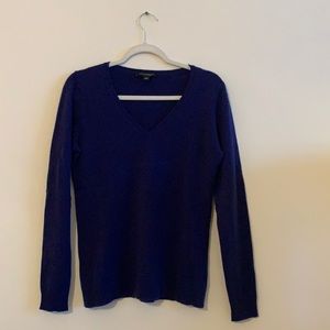 Ann Taylor Cashmere V-Neck Sweater